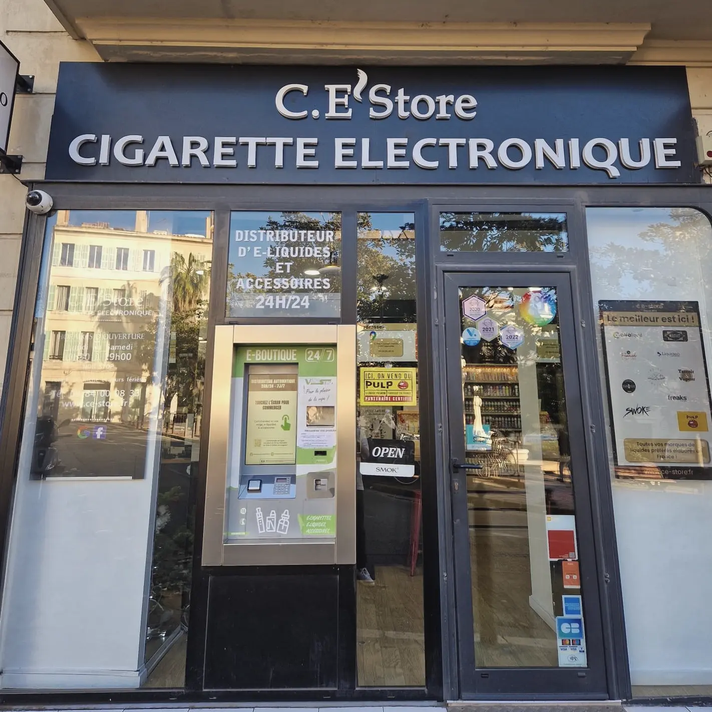 Boutique C.E-STORE Marseille expert cigarette électronique et e-liquide