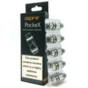 (0.6) Aspire Pockex Replacement Coil Heads - 5 Pack
